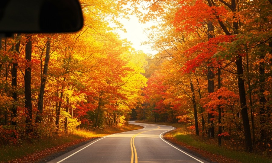 fall foliage road trips USA