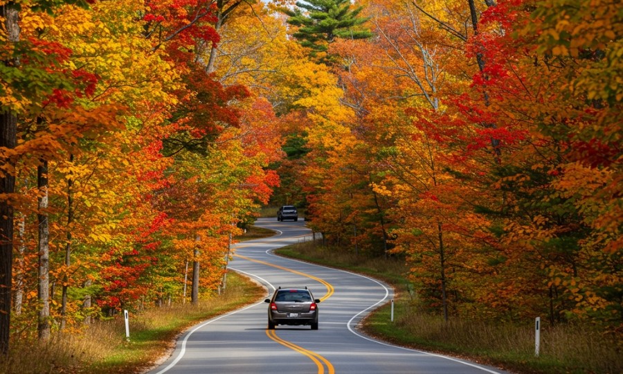 fall foliage road trips