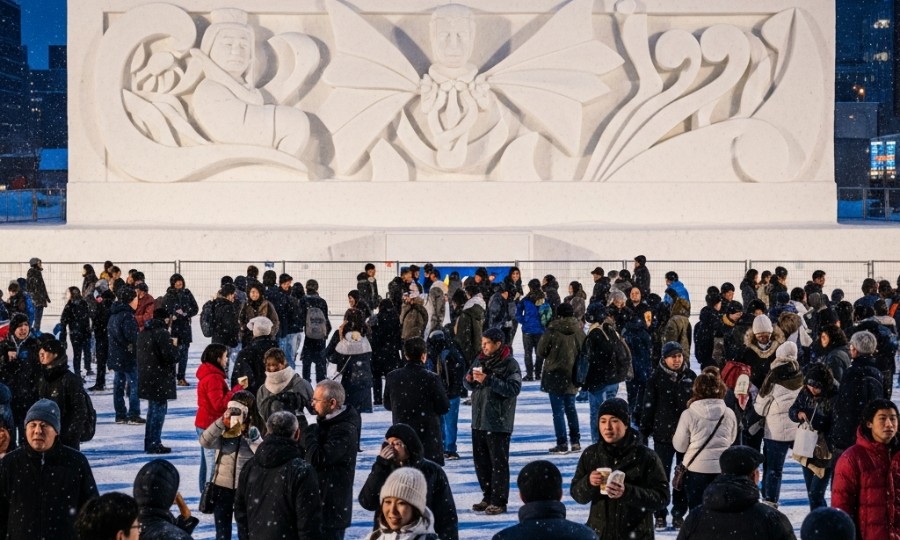 Japanese snow festival | etravelogs