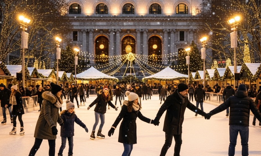 NYC ice skating | etravelogs