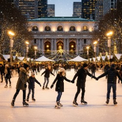 NYC ice skating intro | etravelogs