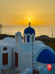 Oia Sunset church etravelogs