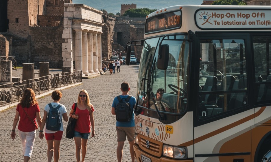 skip-the-line bus tours Naples to Pompeii